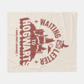 Waiting for my Letter to HOGWARTS™ フリースブランケット (正面(横))