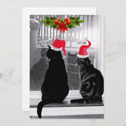 Waiting For Santa Card (正面/裏面)