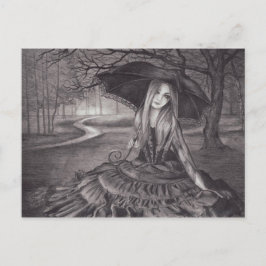 Waiting For The Dawnポストカードバンパイア ポストカード