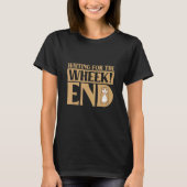 Waiting For The Wheek End Guinea Pig Guinea Tシャツ (正面)