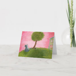 Waiting For Treatバッグオリジナルアートノートカード シーズンカード