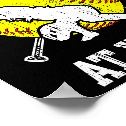 Waiting For You Girls Softll Catcher Softll Player ポスター (角)