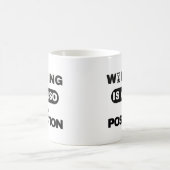 Waiting Is Also A Position — Trader Mug Design コーヒーマグカップ (中央)