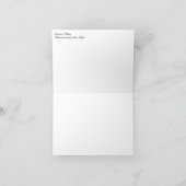 Waiting Note Cardのスパロー カード (内部)