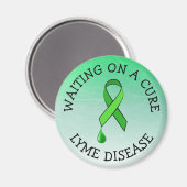 Waiting on a Cure, Lyme Disease認識度リボン マグネット (正面/裏面)