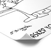 Waiting Room Cartoon 9481 ポスター (角)