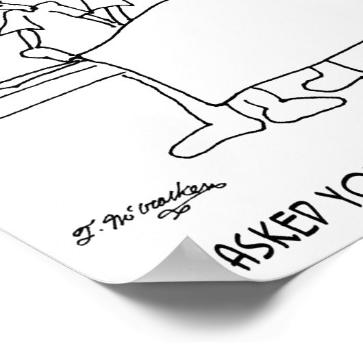 Waiting Room Cartoon 9481 ポスター (角)