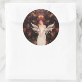 WaitingWingsステッカー ラウンドシール (バッグ)