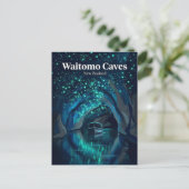 Waitomo Glowworm Caves New Zealand ポストカード (スタンド正面)