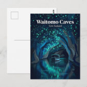 Waitomo Glowworm Caves New Zealand ポストカード (正面/裏面)