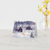 Waits River Vermontノートカード カード (黄色い花)