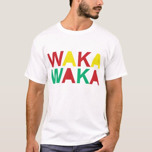Waka-wakaアフリカのための今回 Tシャツ (正面)