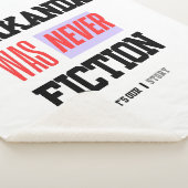 WAKANDA Was Never Fiction | Sherpa Blanket シェルパブランケット (3/4)