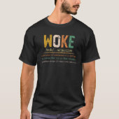 WAKE定おもしろい義おもしろい引用文 Tシャツ (正面)