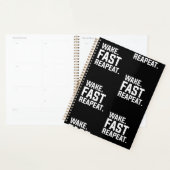 Wake おもしろい Fast Repeatグラフィック皮肉 プランナー手帳 (ディスプレー)