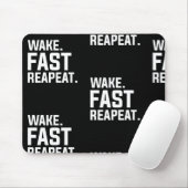 Wake おもしろい Fast Repeatグラフィック皮肉 マウスパッド (マウス)