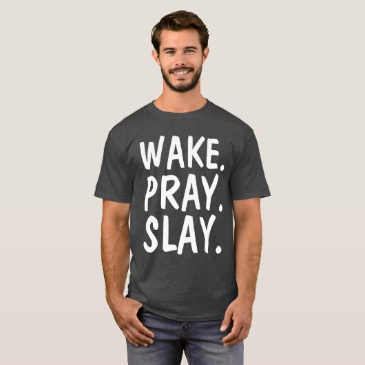 WAKE 祈 SLAY Tシャツ (正面フル)
