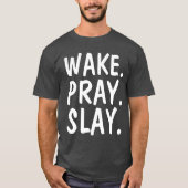 WAKE 祈 SLAY Tシャツ (正面)