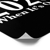 Wake Me Up In 2028 When It's Over  ポスター (角)