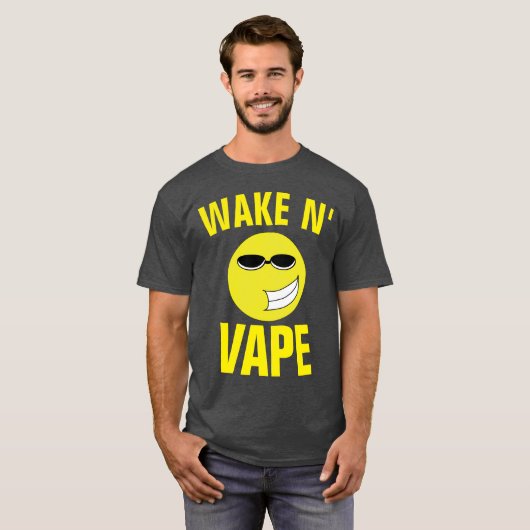 WAKE N' VAPE VAPING Tシャツ (正面フル)