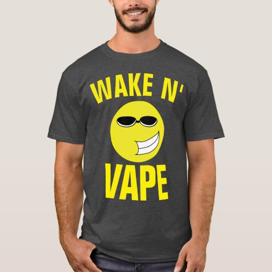 WAKE N' VAPE VAPING Tシャツ (正面)