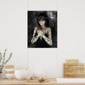 Wake Of Emotionゴシック・アート・ポスター ポスター (キッチン)