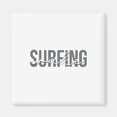 Wake Surfing Wakesurf Wake Surfer Surfing Boat  マグネット (正面)