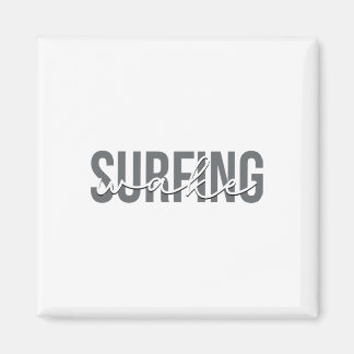 Wake Surfing Wakesurf Wake Surfer Surfing Boat  マグネット