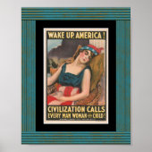 Wake Up America Poster ポスター (正面)