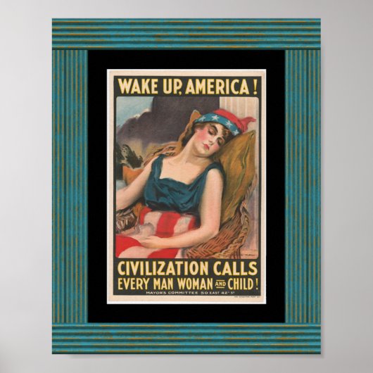 Wake Up America Poster ポスター (正面)