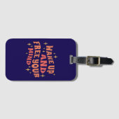 Wake Up and Free your Mind ラゲッジタグ (正面横)