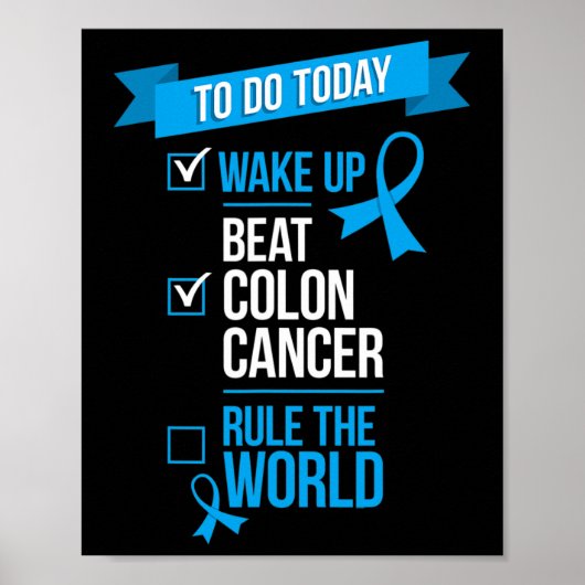 Wake Up Beat Colon Cancer Rule The World 1 ポスター (正面)