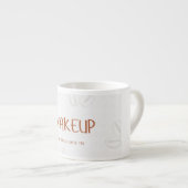 Wake up Espresso cup - motivational coffee design エスプレッソカップ (正面右)