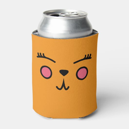 Wake UP Fox Coozie 缶クーラー (缶正面)