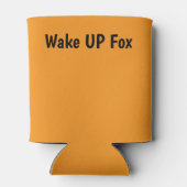 Wake UP Fox Coozie 缶クーラー (裏面)
