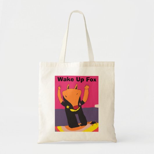Wake Up Fox Tote トートバッグ (正面)