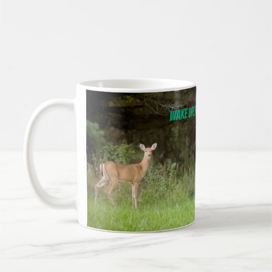 Wake Up! Its Time To Hunt Mug コーヒーマグカップ (左)