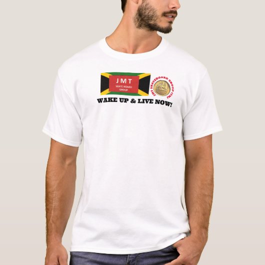 WAKE UP& LIVE JMT メンズTシャツ Tシャツ (正面)