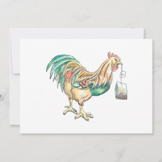 Wake Up WIth Tea 招待状 (正面)