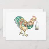 Wake Up WIth Tea 招待状 (正面/裏面)