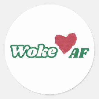 WakeAFステッカー ラウンドシール