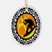 WAKEBOARDのステージのセッター セラミックオーナメント (右)