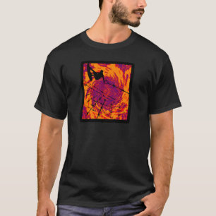 Wakeboardの音波の空気 Tシャツ