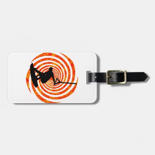 WAKEBOARDは改革を作ります ラゲッジタグ (正面横)