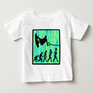 Wakeboardは進化のスタイルを作りました ベビーTシャツ