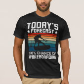 Wakeboard and Wakeboarding Forecast Tシャツ (正面)