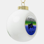 Wakeboard Ceramic Ball Christmas Ornament セラミックボールオーナメント (左)