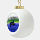 Wakeboard Ceramic Ball Christmas Ornament セラミックボールオーナメント (右)