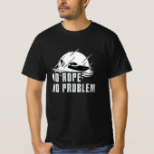 Wakeboard No Rope No Problem Wake Wakeboarding Tシャツ (正面)