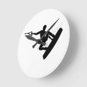 Wakeboarder ラウンド壁時計 (傾斜)